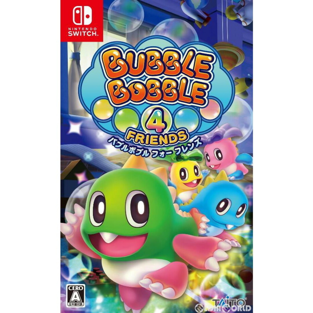 TAITO(タイトー)のNintendo Switch スイッチ ソフト バブルボブル 4 フレンズ(Bubble Bobble 4 Friends) タイトー エンタメ/ホビーのゲームソフト/ゲーム機本体(家庭用ゲームソフト)の商品写真
