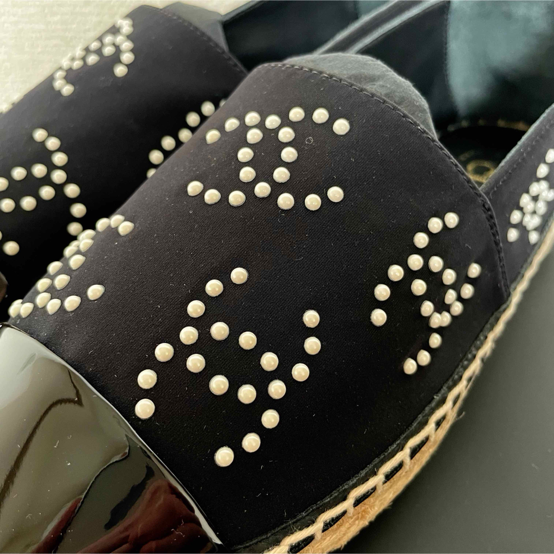CHANEL - CHANEL☆新品未使用エスパドリーユ 黒 36限定品の通販 CHANEL - CHANEL☆新品未使用エスパドリーユ 黒 36限定品の通販