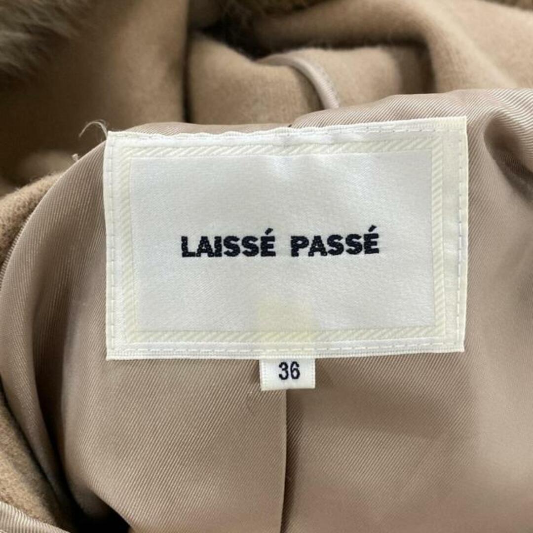LAISSE PASSE - LAISSE PASSE(レッセパッセ) コート サイズ36 S LAISSE PASSE - LAISSE PASSE(レッセパッセ) コート サイズ36 S