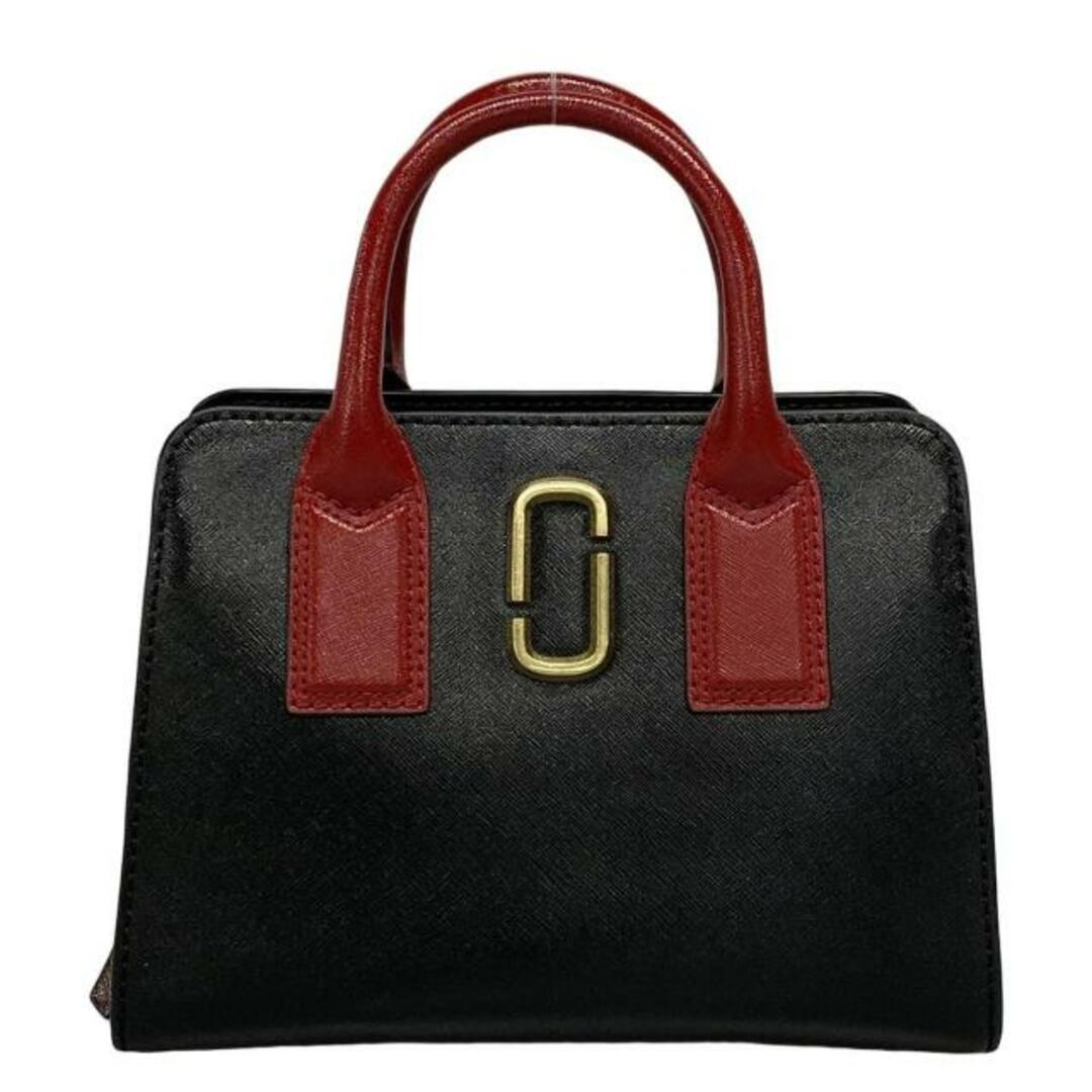 MARC JACOBS - MARC JACOBS(マークジェイコブス) ハンドバッグ リトル ビッグ ショット M0013267 黒×レッド 2WAY/バイカラー レザー