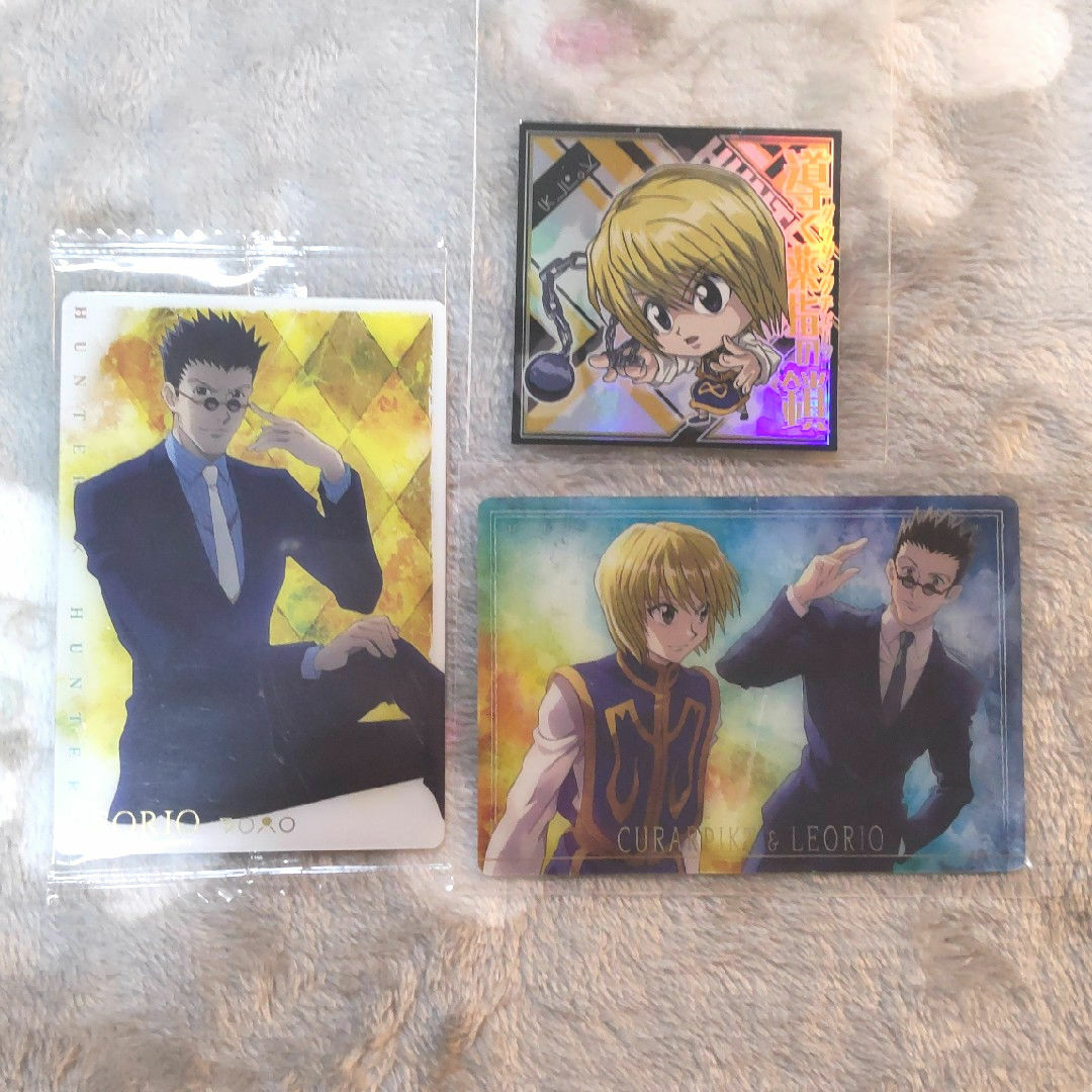 HUNTER × HUNTER イタジャガ ウエハース クラピカ レオリオの HUNTER × HUNTER イタジャガ ウエハース クラピカ レオリオの