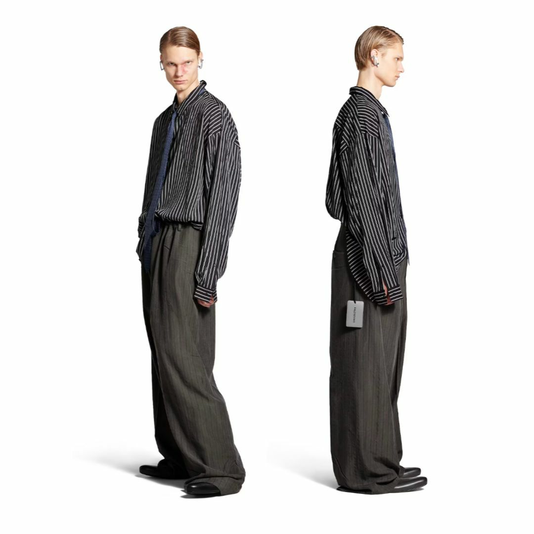 BALENCIAGA - 24AW BALENCIAGA フルイド オーバーサイズ シャツ BALENCIAGA - 24AW BALENCIAGA フルイド オーバーサイズ シャツ