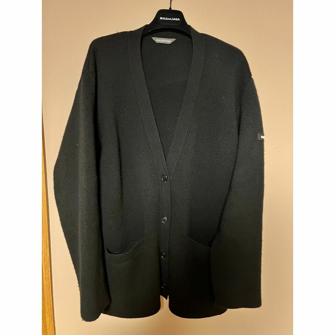 BALENCIAGA - BALENCIAGA ニット カーディガン ブラック BALENCIAGA - BALENCIAGA ニット カーディガン ブラック