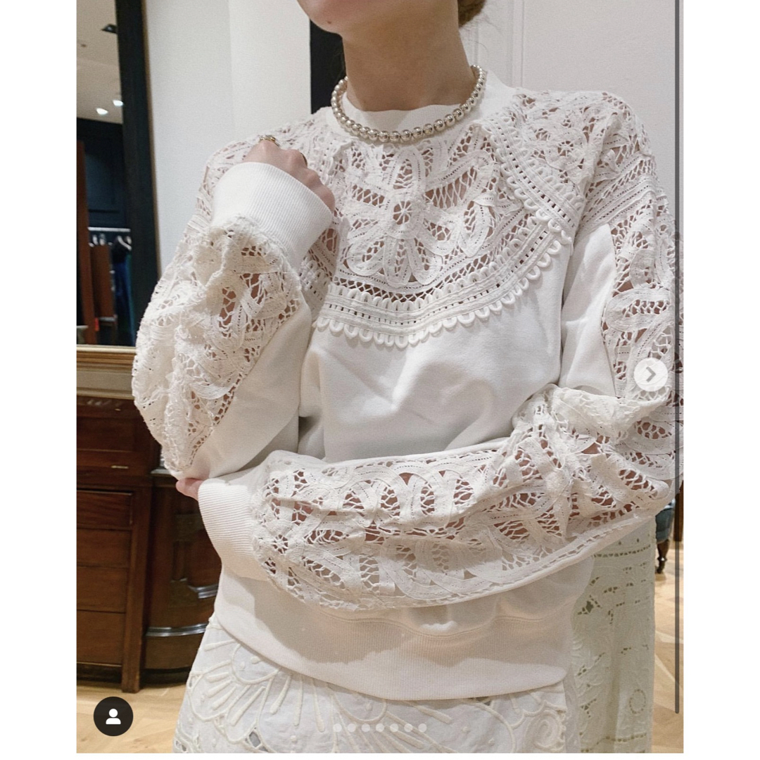 Sea New York - Sea new york レース トップス スウェット Sea New York - Sea new york レース トップス スウェット