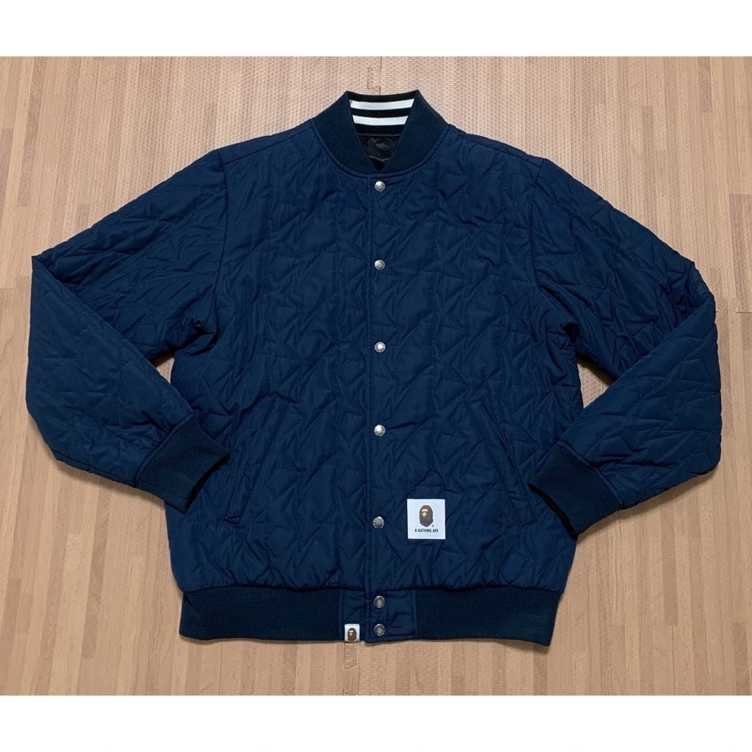 A BATHING APE - ☆激レア☆ APE リバーシブル スタジャン L A BATHING APE - ☆激レア☆ APE リバーシブル スタジャン L
