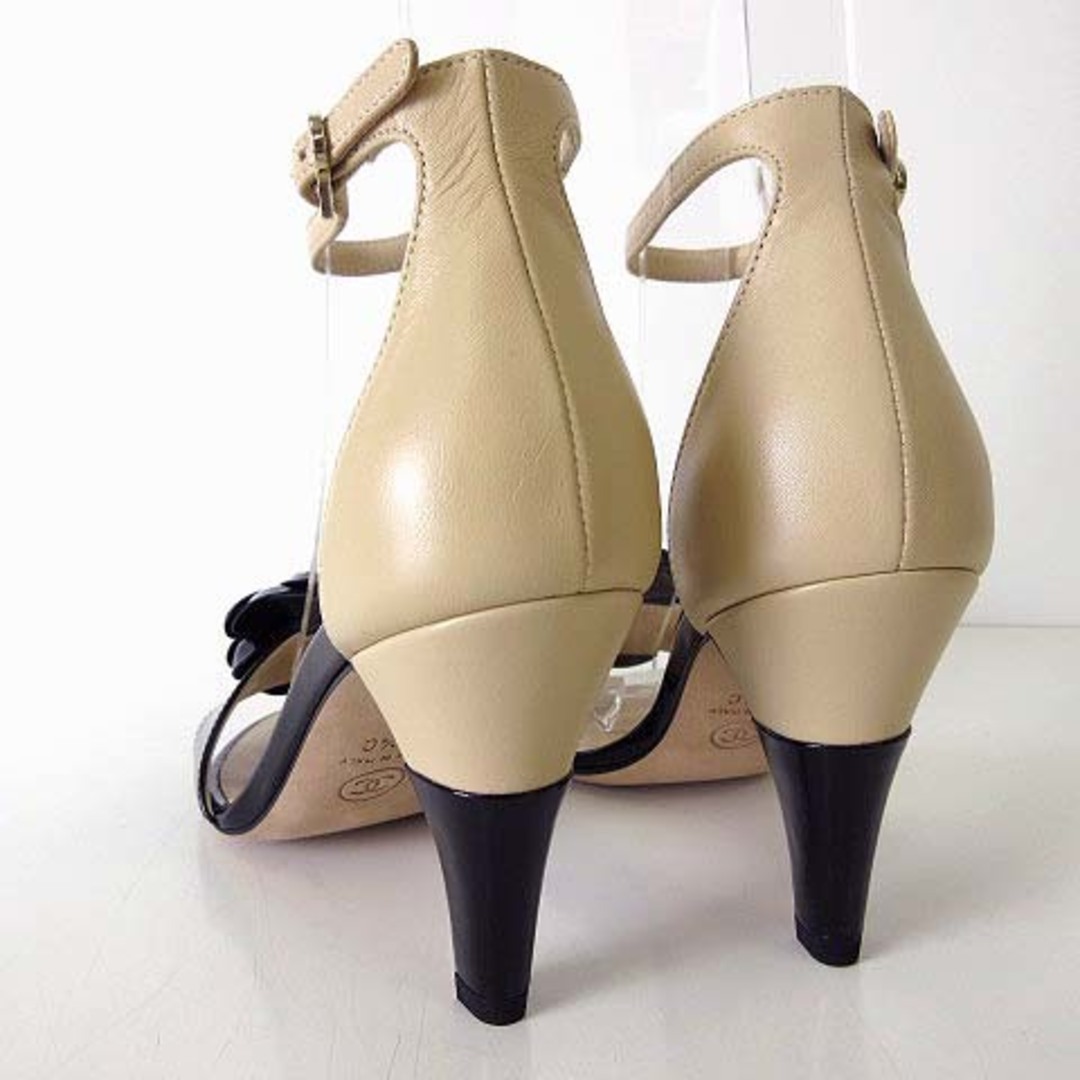 CHANEL - シャネル 18C パンプス ヒールサンダル カメリア 35.5 CHANEL - シャネル 18C パンプス ヒールサンダル カメリア 35.5