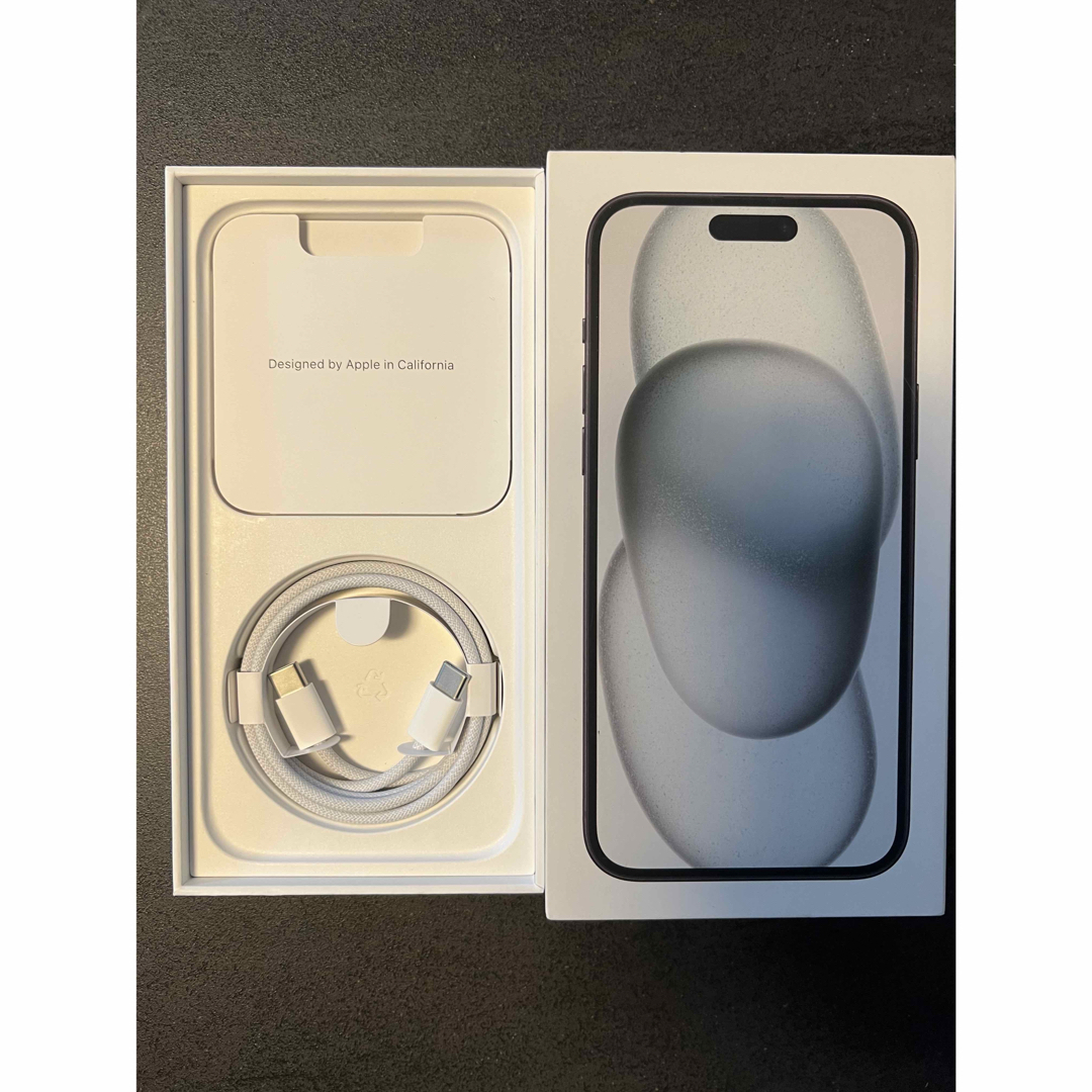 iPhone - iphone 15 Plus 128GB バッテリ100% ブラック充放電97 iPhone - iphone 15 Plus 128GB バッテリ100% ブラック充放電97