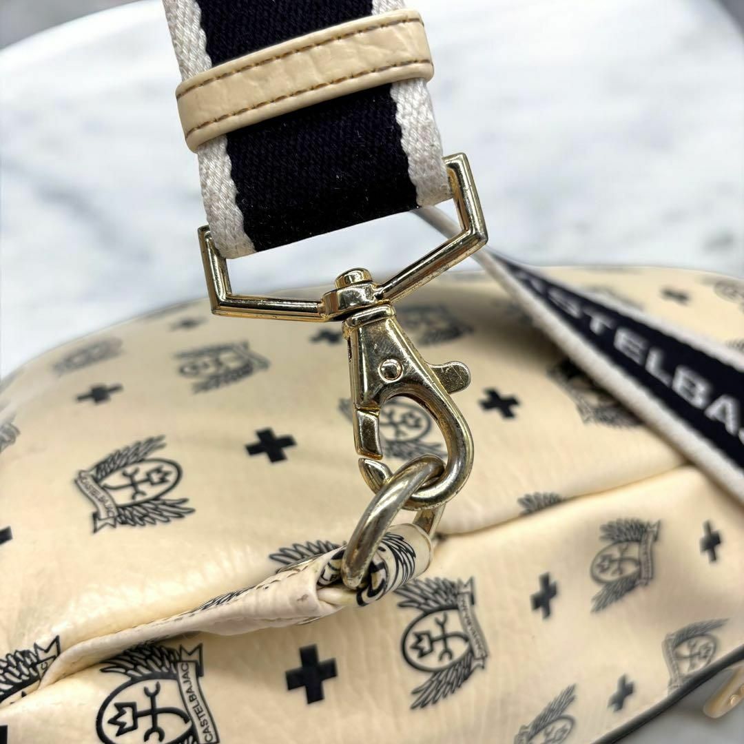 CASTELBAJAC - 【極美品】CASTELBAJAC アイボリー ショルダー CASTELBAJAC - 【極美品】CASTELBAJAC アイボリー ショルダー