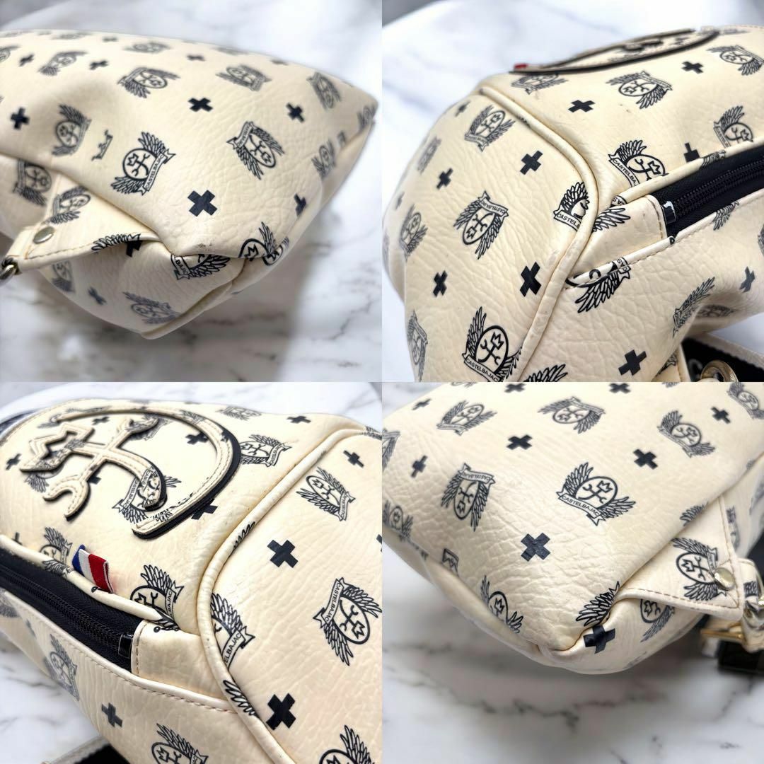 CASTELBAJAC - 【極美品】CASTELBAJAC アイボリー ショルダー CASTELBAJAC - 【極美品】CASTELBAJAC アイボリー ショルダー