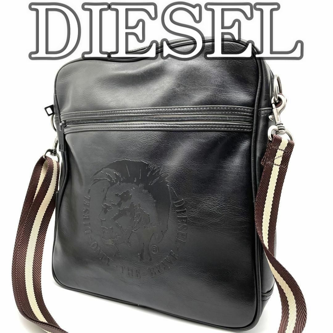 DIESEL - 【美品】DIESEL ディーゼル ショルダーバッグ ブレイブ DIESEL - 【美品】DIESEL ディーゼル ショルダーバッグ ブレイブ