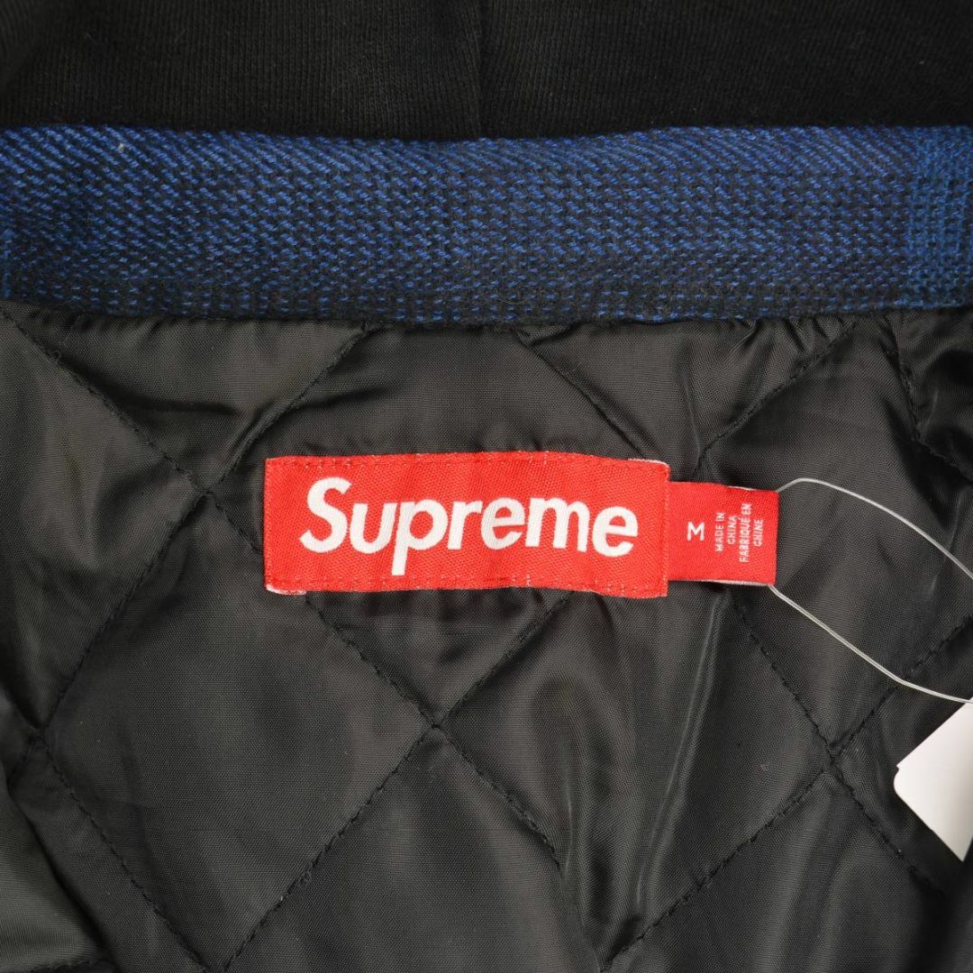 Supreme - 【SUPREME】25SS Quilted Lined Hooded Flannel Shirt Supreme - 【SUPREME】25SS Quilted Lined Hooded Flannel Shirt