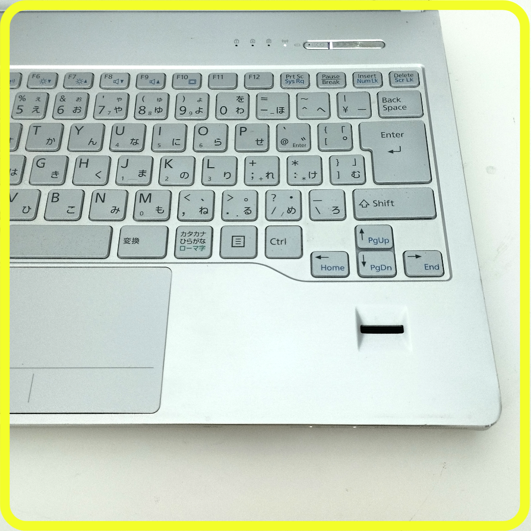 白 新品SSD256GB⭐️windows11ノートパソコン タッチパネル384