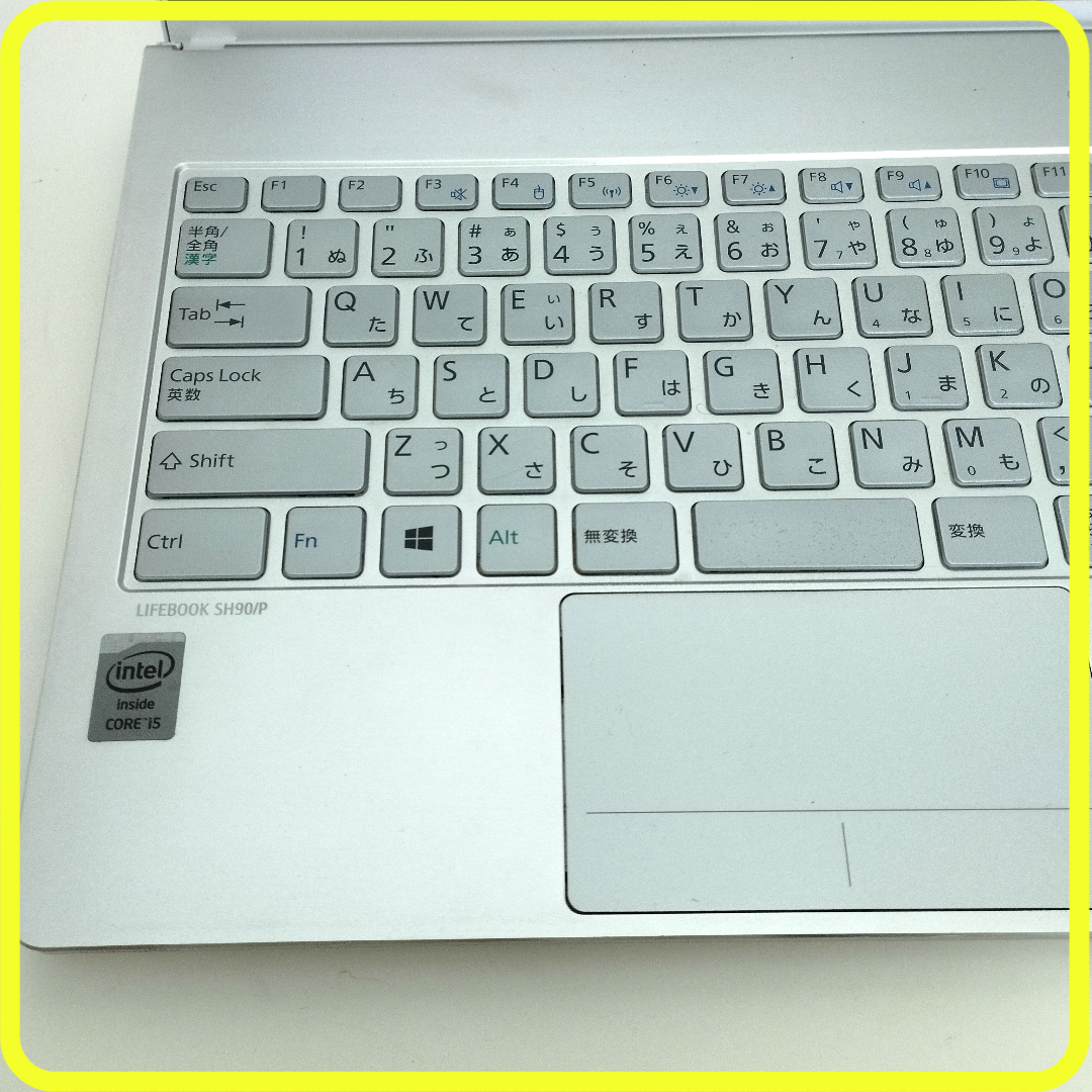 白 新品SSD256GB⭐️windows11ノートパソコン タッチパネル384