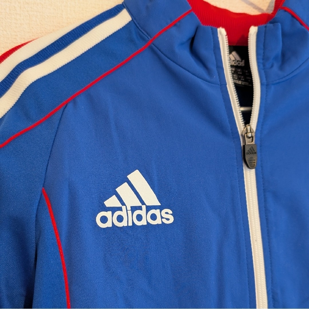 adidas - adidas-ナイロンジャージ上下セット-150cmの通販 by adidas - adidas-ナイロンジャージ上下セット-150cmの通販 by