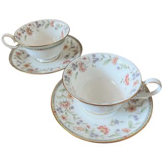 Noritake - Noritake パーティープレート 6枚 大皿 小皿 花柄 Noritake - Noritake パーティープレート 6枚 大皿 小皿 花柄