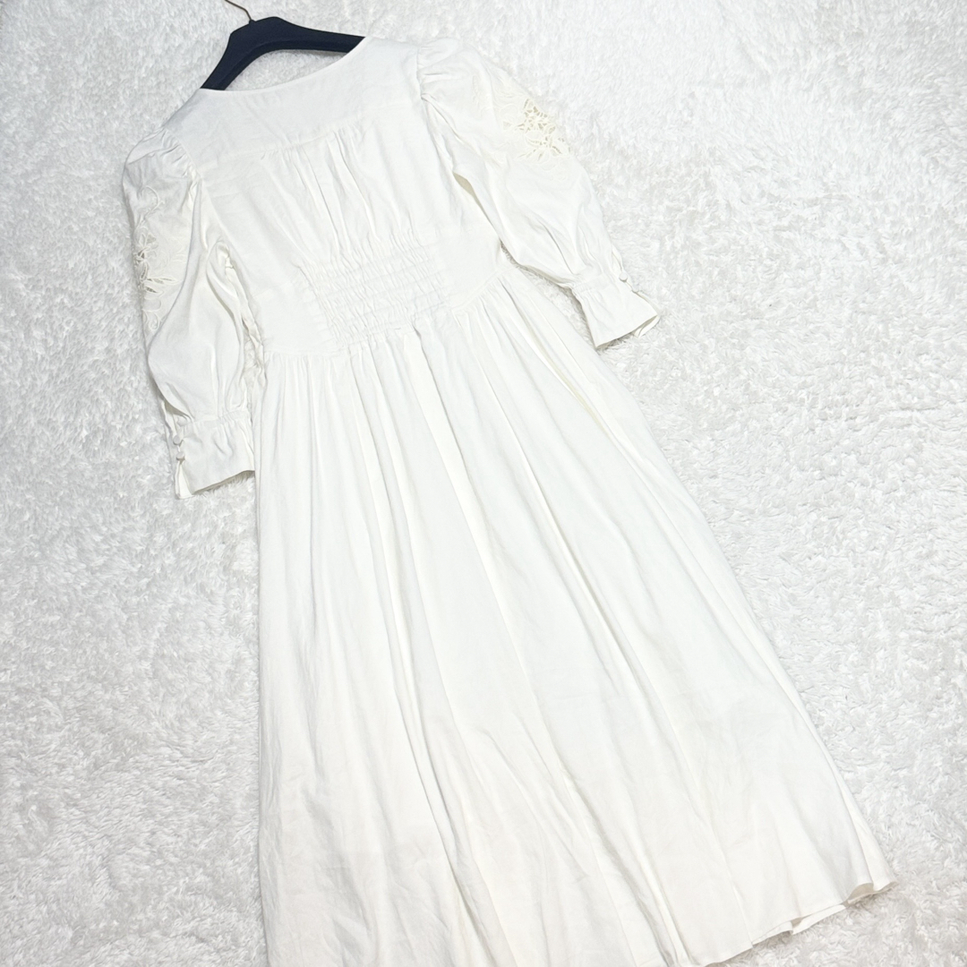 Her lip to - Her lip to Jacaranda Linen-Blend Dress Mの通販 Her lip to - Her lip to Jacaranda Linen-Blend Dress Mの通販