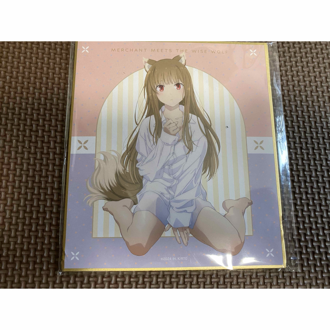 狼と香辛料 DMM スクラッチ くじ D-1 D賞 ミニ色紙の通販 by 狼と香辛料 DMM スクラッチ くじ D-1 D賞 ミニ色紙の通販 by