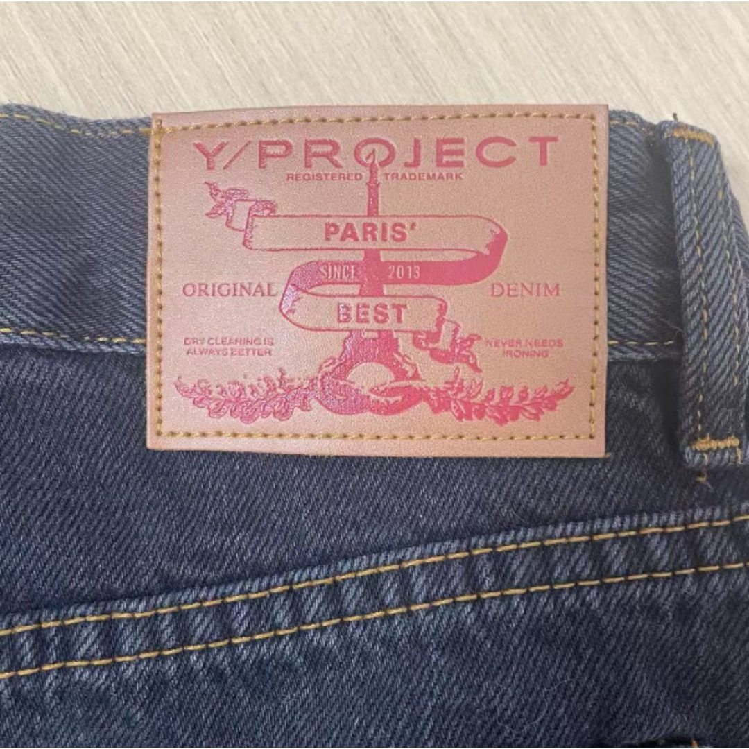 Y/PROJECT COWBOY CUFF JEANS カウボーイ カフ ジーンの通販 by Y/PROJECT COWBOY CUFF JEANS カウボーイ カフ ジーンの通販 by