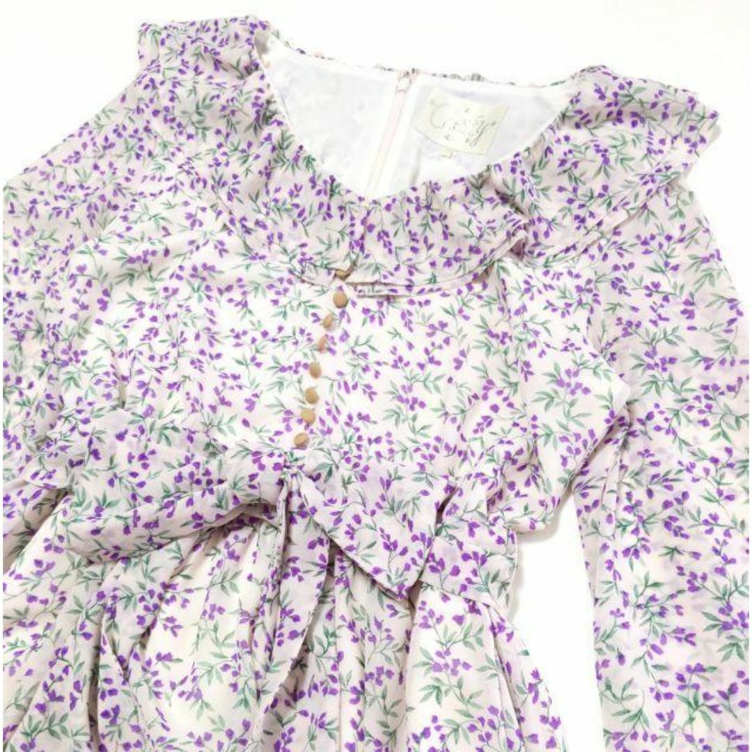 Chesty - 美品☆Chesty チェスティ☆フリルシフォンワンピース Chesty - 美品☆Chesty チェスティ☆フリルシフォンワンピース
