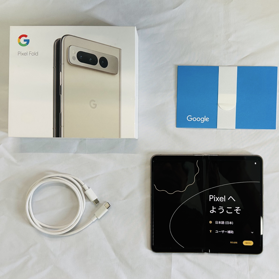Google Pixel - Google Pixel Fold Porcelain ポーセリン SIM Google Pixel - Google Pixel Fold Porcelain ポーセリン SIM
