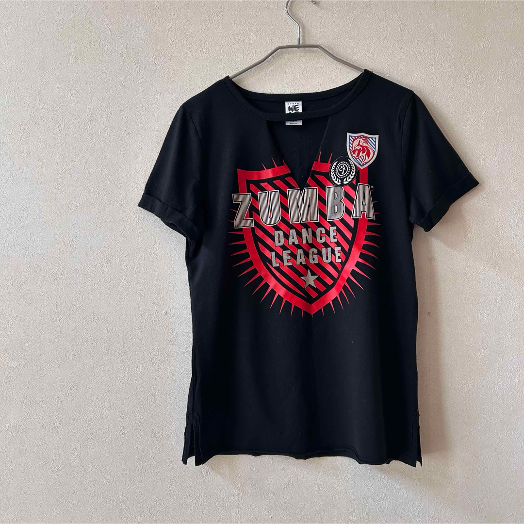 Zumba - 【正規品】ズンバ ☆ZUMBA Vネック Tシャツ 黒 XS Zumba - 【正規品】ズンバ ☆ZUMBA Vネック Tシャツ 黒 XS
