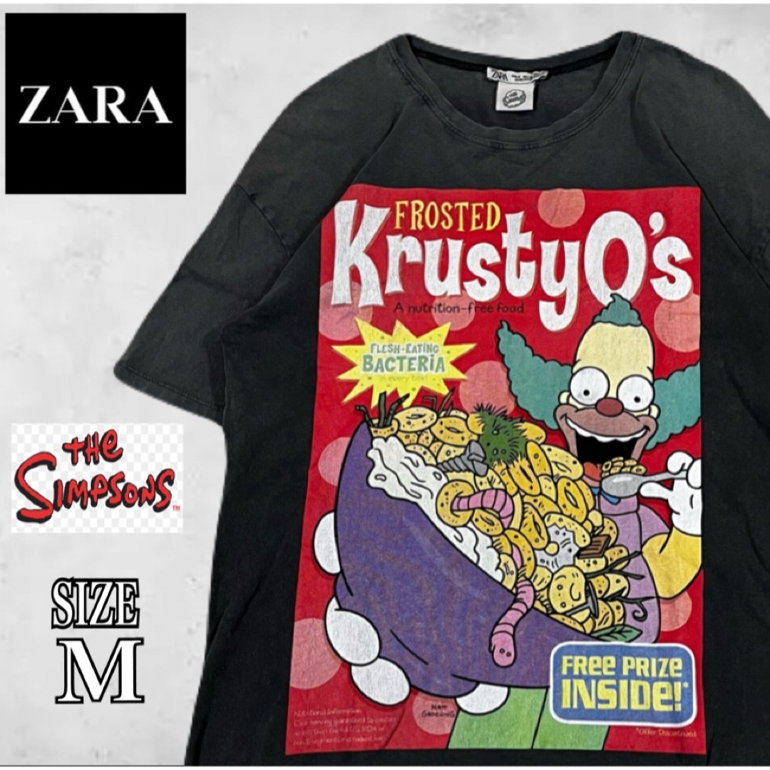 ZARA - ZARA x ザ・シンプソンズ クラスティー プリントTシャツ ZARA - ZARA x ザ・シンプソンズ クラスティー プリントTシャツ