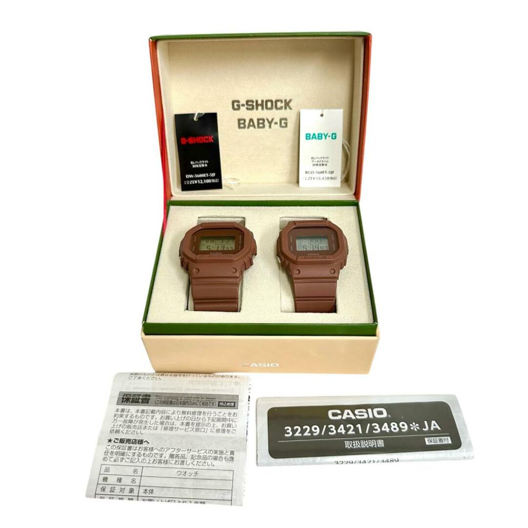 CASIO - カシオ 腕時計 G-SHOCK Baby-G 2本セット メンズ/の通販 CASIO - カシオ 腕時計 G-SHOCK Baby-G 2本セット メンズ/の通販