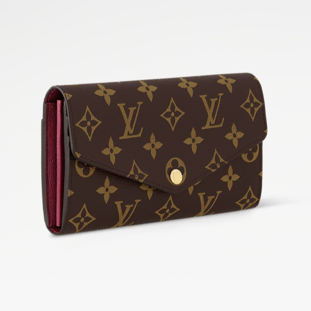 LOUIS VUITTON - ルイヴィトン ポルトフォイユ サラ フューシャ LOUIS VUITTON - ルイヴィトン ポルトフォイユ サラ フューシャ