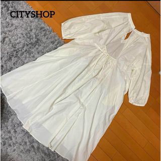 シティショップ(CITYSHOP)のCITYSHOP 大きいサイズ　ゆったり　透けワンピース　オシャレ(ロングワンピース/マキシワンピース)