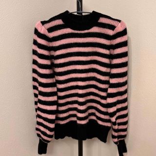 GANNI - ☆新品 未使用 GANNI カシュクール ストライプ シャツ GANNI - ☆新品 未使用 GANNI カシュクール ストライプ シャツ