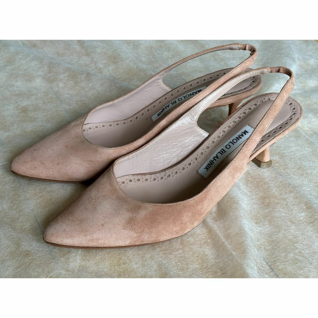 MANOLO BLAHNIK - <美品>MANOLO BLAHNIK スリングバック MANOLO BLAHNIK - <美品>MANOLO BLAHNIK スリングバック