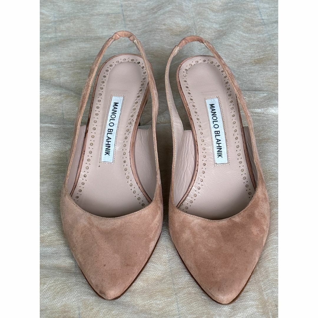 MANOLO BLAHNIK - <美品>MANOLO BLAHNIK スリングバック MANOLO BLAHNIK - <美品>MANOLO BLAHNIK スリングバック