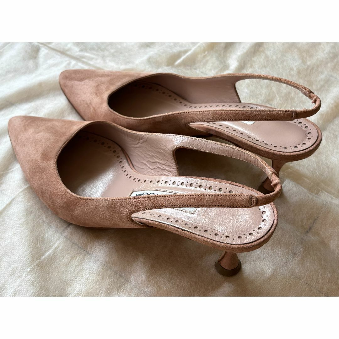 MANOLO BLAHNIK - <美品>MANOLO BLAHNIK スリングバック MANOLO BLAHNIK - <美品>MANOLO BLAHNIK スリングバック