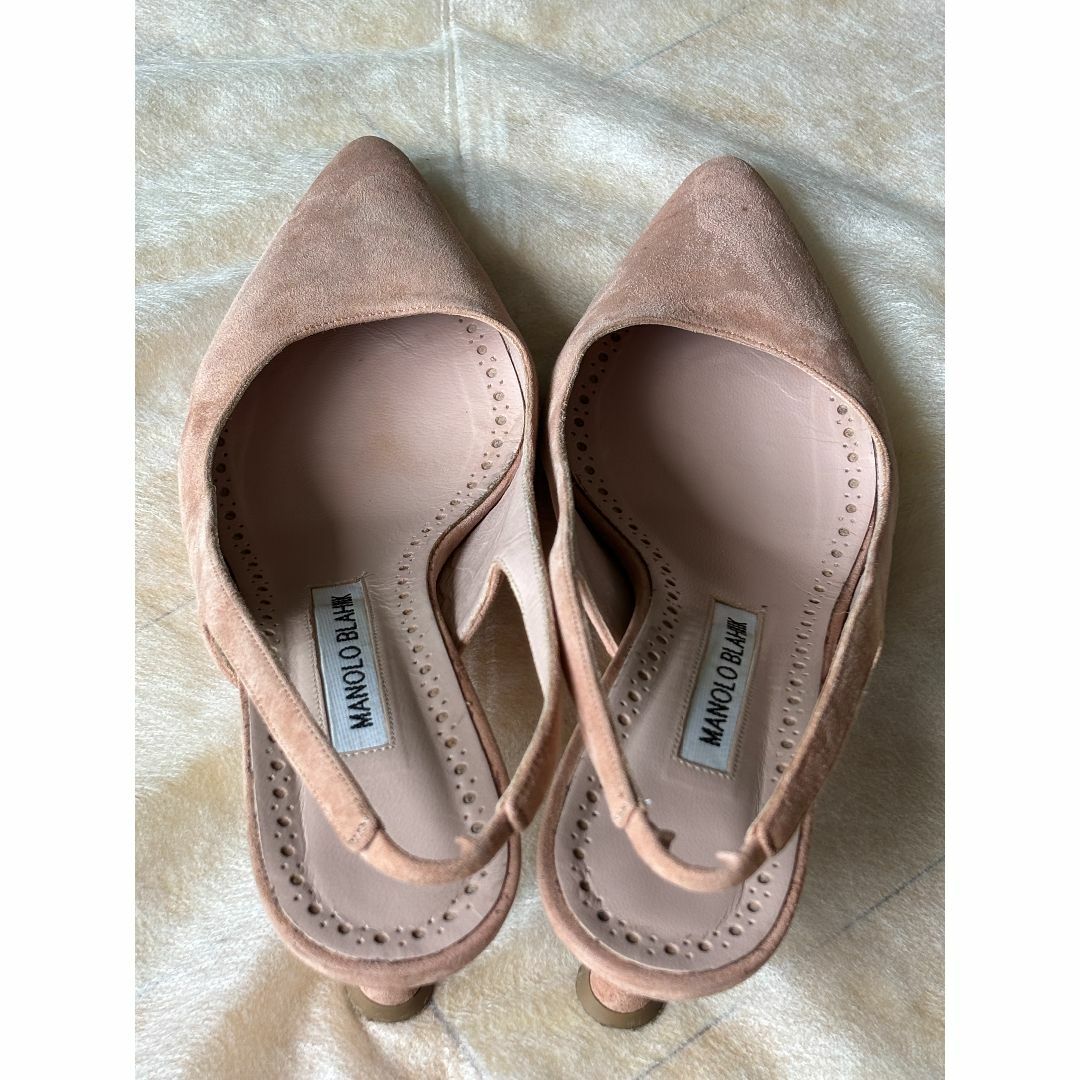 MANOLO BLAHNIK - <美品>MANOLO BLAHNIK スリングバック MANOLO BLAHNIK - <美品>MANOLO BLAHNIK スリングバック