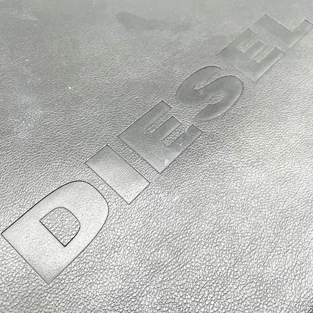 DIESEL - DIESEL ディーゼル クラッチバッグ レザー ブラックの DIESEL - DIESEL ディーゼル クラッチバッグ レザー ブラックの