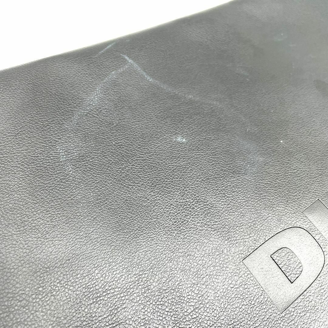 DIESEL - DIESEL ディーゼル クラッチバッグ レザー ブラックの DIESEL - DIESEL ディーゼル クラッチバッグ レザー ブラックの