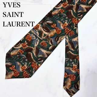 Yves Saint Laurent - ◇ イブサンローラン シルクネクタイ 総柄 Yves Saint Laurent - ◇ イブサンローラン シルクネクタイ 総柄