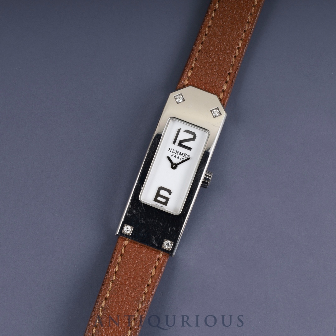 HERMES - エルメス ケリー2 4Pダイヤ KT1.230 クォーツ Cal HERMES - エルメス ケリー2 4Pダイヤ KT1.230 クォーツ Cal