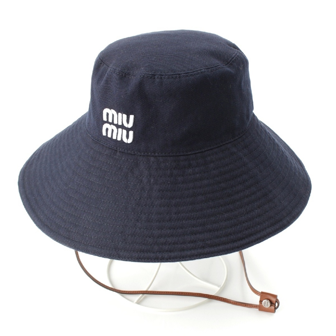 MIU MIU - ミュウミュウ コットン ロゴ刺繍 ファイユライニング MIU MIU - ミュウミュウ コットン ロゴ刺繍 ファイユライニング