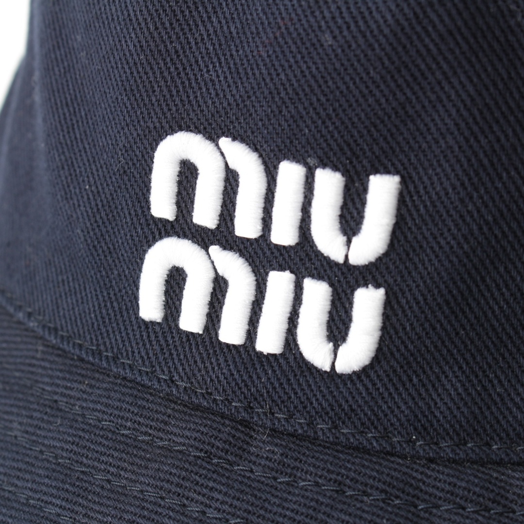 MIU MIU - ミュウミュウ コットン ロゴ刺繍 ファイユライニング MIU MIU - ミュウミュウ コットン ロゴ刺繍 ファイユライニング