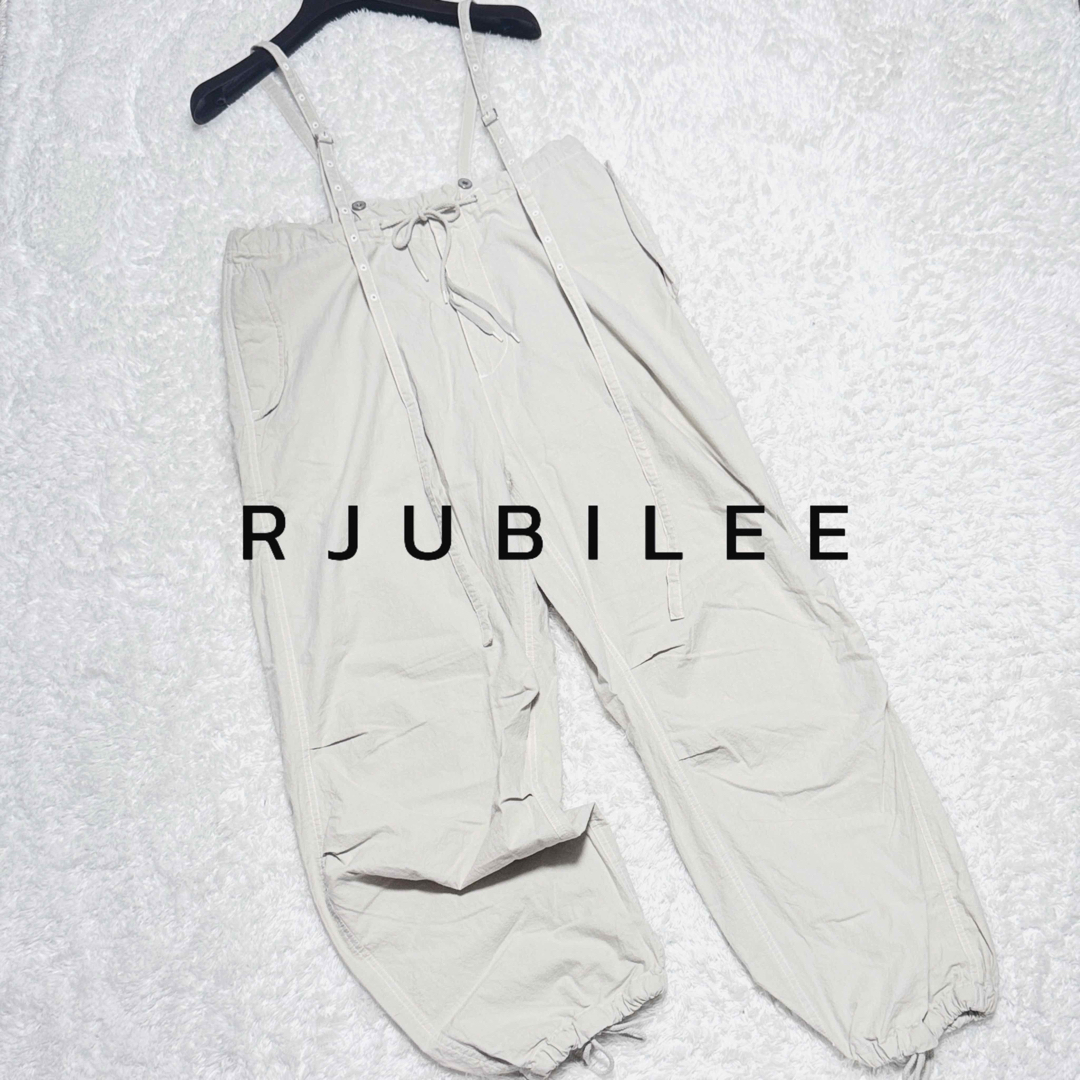 R JUBILEE - R JUBILEE アール ジュビリー ミリタリーオーバーオール ワイドパンツ