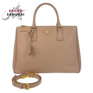 PRADA - PRADA プラダ サフィアーノ ガレリア 三角ロゴプレート PRADA - PRADA プラダ サフィアーノ ガレリア 三角ロゴプレート