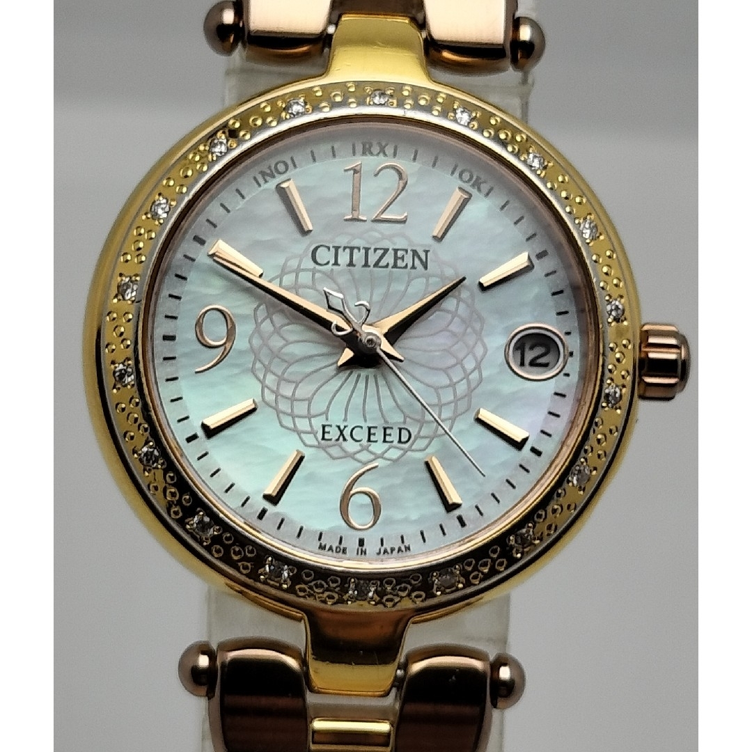 CITIZEN - ☆希少 高級ライン ダイヤ付き レディース エクシード CITIZEN - ☆希少 高級ライン ダイヤ付き レディース エクシード