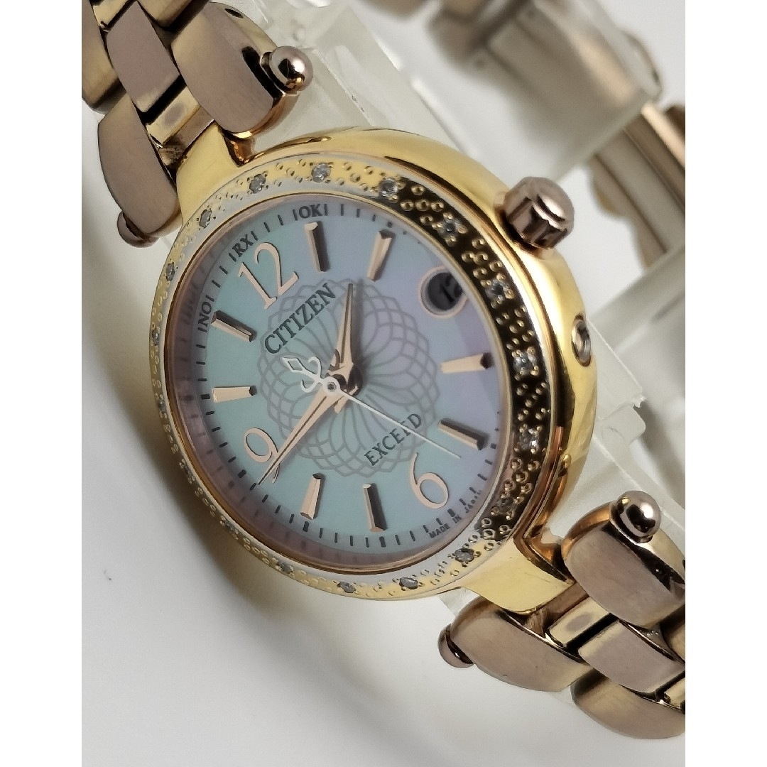 CITIZEN - ☆希少 高級ライン ダイヤ付き レディース エクシード CITIZEN - ☆希少 高級ライン ダイヤ付き レディース エクシード