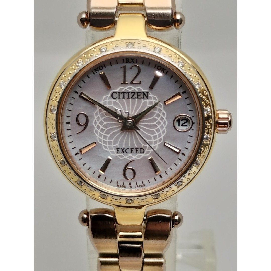 CITIZEN - ☆希少 高級ライン ダイヤ付き レディース エクシード CITIZEN - ☆希少 高級ライン ダイヤ付き レディース エクシード