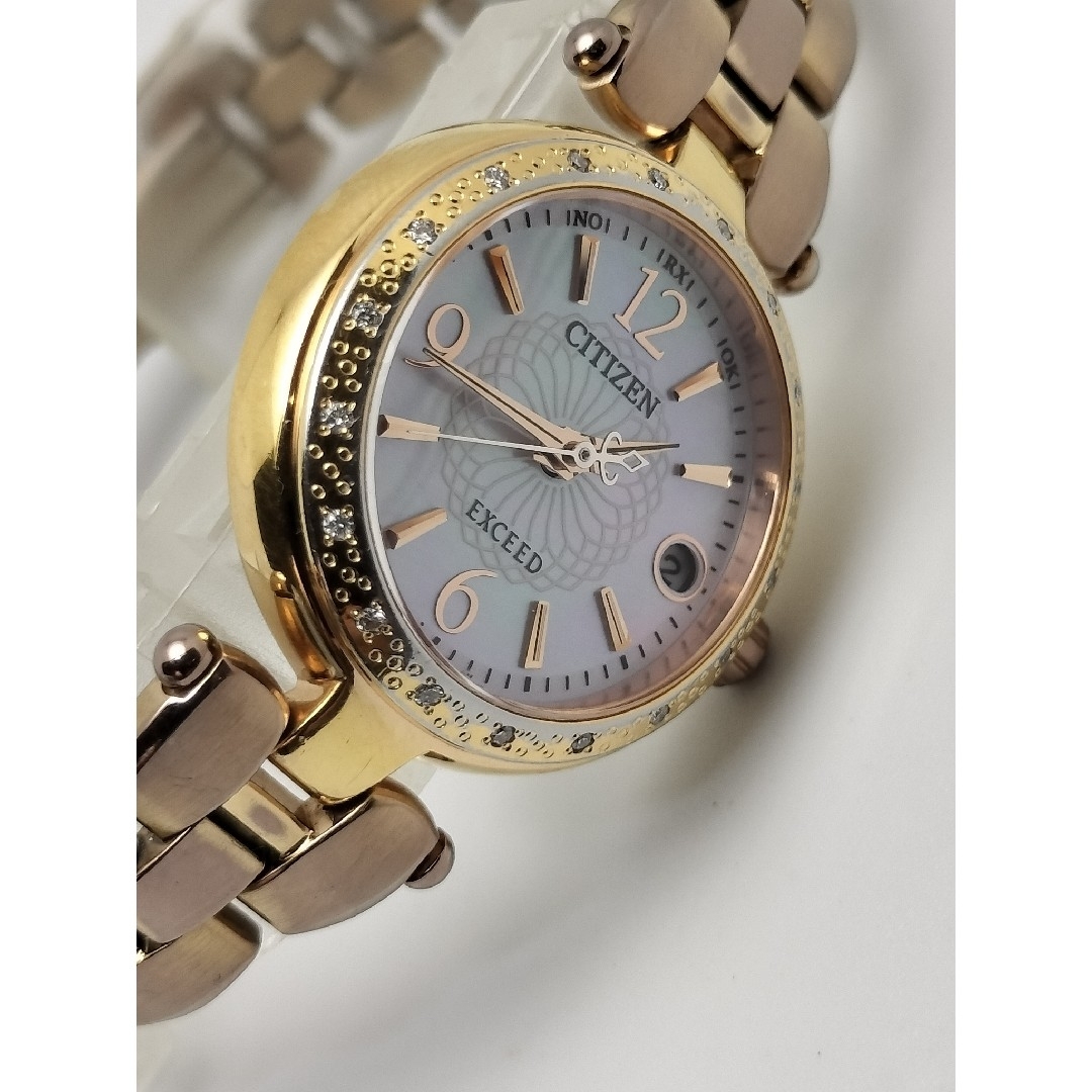 CITIZEN - ☆希少 高級ライン ダイヤ付き レディース エクシード CITIZEN - ☆希少 高級ライン ダイヤ付き レディース エクシード