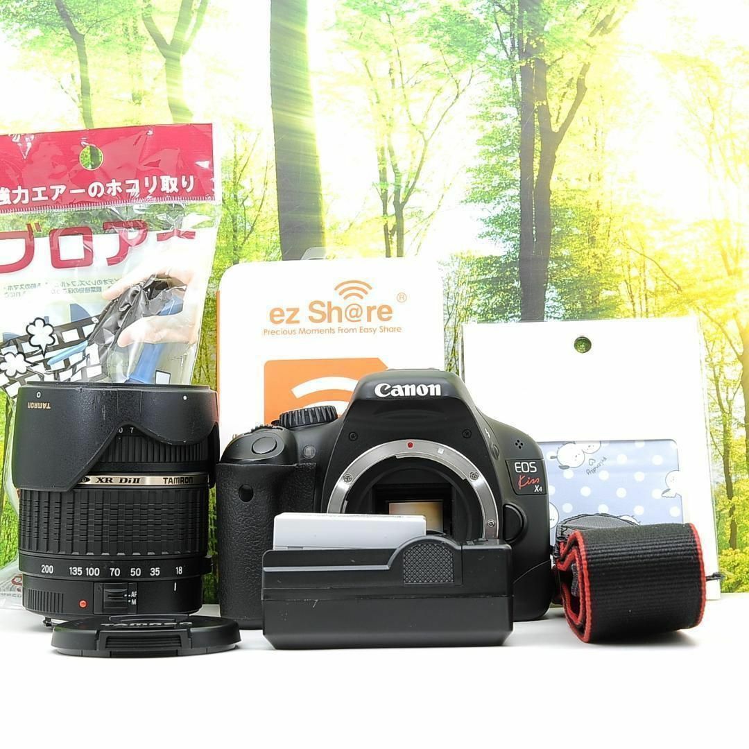 Canon - スマホ転送OK☆Canon Kiss X4☆初めての一眼レフはここ Canon - スマホ転送OK☆Canon Kiss X4☆初めての一眼レフはここ