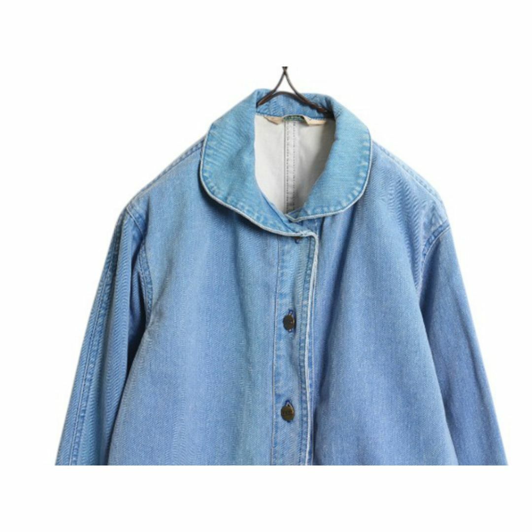 L.L.Bean - 80s エルエルビーン ショールカラー デニム L.L.Bean - 80s エルエルビーン ショールカラー デニム