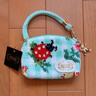 FEILER - FEILER☆ ハイジチェック ペールグリーン サイドポーチ FEILER - FEILER☆ ハイジチェック ペールグリーン サイドポーチ