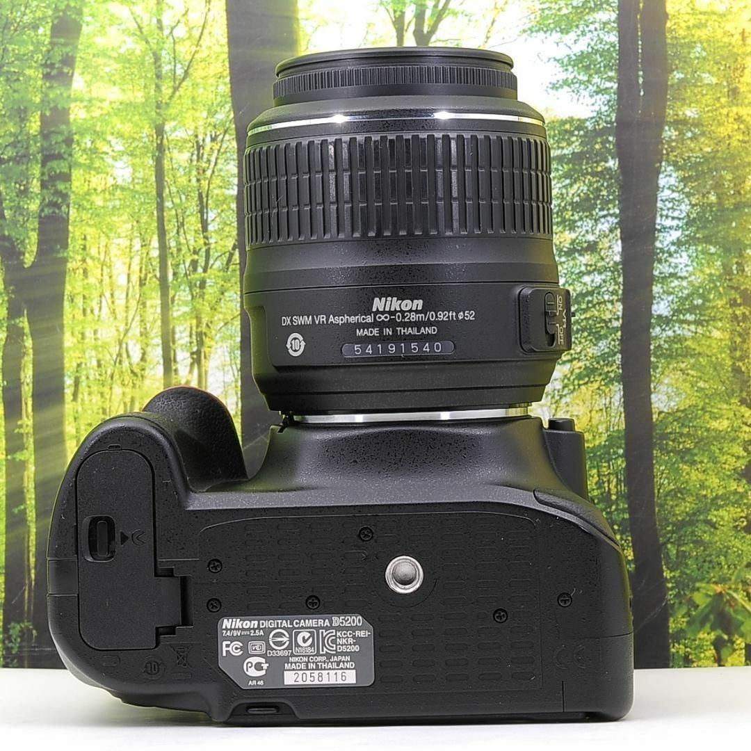 Nikon - スマホ転送OK☆Nikon D5200一眼レフ☆高画質一眼レフの Nikon - スマホ転送OK☆Nikon D5200一眼レフ☆高画質一眼レフの